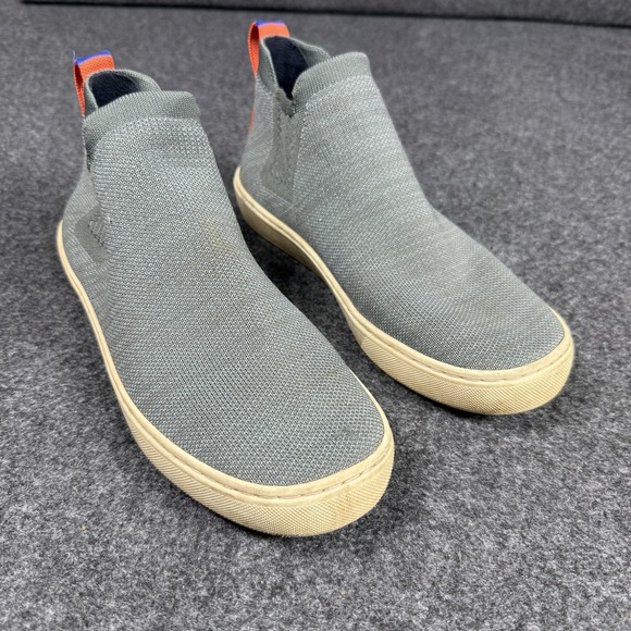 Rothy’s Shoes - Rothy's The Chelsea Gray Knit Hi Top Sneaker Women's Size‎ 7.5 US